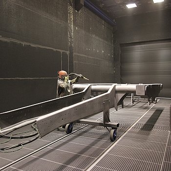 SLF-Oberfächenzentrum für die Nutzfahrzeugproduktion