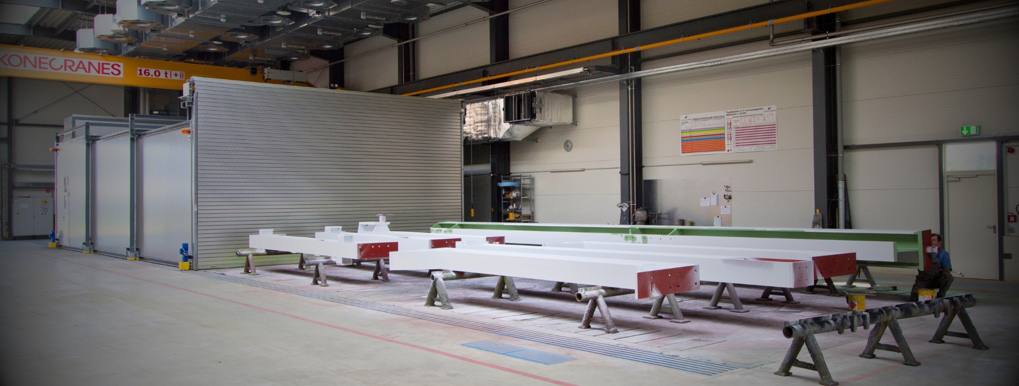 Freiflächenlackieranlagen von SLF - flexible Lösung für große Bauteile