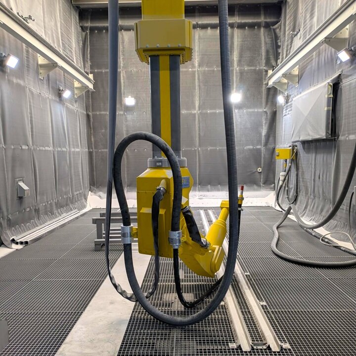 Strahlroboter ReCo-Blaster in Freistrahlraum